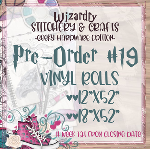 Wizardry Stitchery & Crafts Pre-Orders