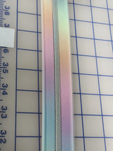 Load image into Gallery viewer, **Pre-Order:12 Week TAT** Pastel Rainbow #5 Nylon Zipper Tape
