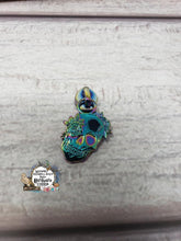 Load image into Gallery viewer, **Pre-Order #21: 14 Week TAT**  Floral Skull #5 Nylon Zipper Pull
