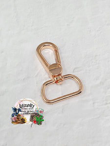 **Pre-Order #15: 12 Week TAT**  1" (25mm) "Portal" Push Gate Clasp (Single)