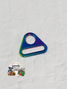 **Pre-Order #26:  14 Week TAT**  1" "Bag-muda Triangle" Connector (Single)