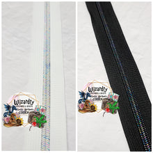 Load image into Gallery viewer, **Pre-Order #13: 12 Week TAT** Night-Mare &amp; Day-Dream Iridescent #3 Nylon Zipper Tape
